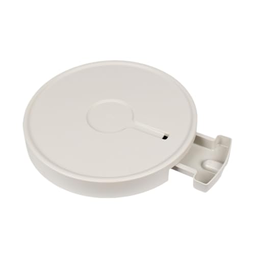 GAOJUNAN Plant Caddy mit Rädern Kunststoff-Wasserschale, Verdickt, Unsichtbare Riemenscheibe, Bewegliches Universalrad, Blumenschale, Beckenboden Blumenroller(White,28.5cm) von GAOJUNAN
