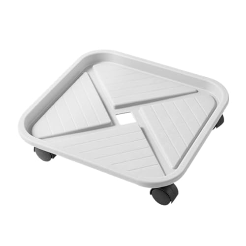 GAOJUNAN Plant Caddy mit Rädern Mobiler Blumentopf, Universalrad, Blumentopf-Wasserschale Mit Rolle, Verdickte Kunststoffschale Blumenroller(35.8cm) von GAOJUNAN