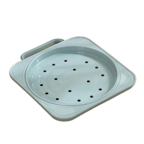 GAOJUNAN Plant Caddy mit Rädern Tablett Abnehmbare Blumentopfhalterung Gasflaschenbefestigungsgestell Mit Radstand Gastankgestell Blumenroller(Blue,31x28cm) von GAOJUNAN