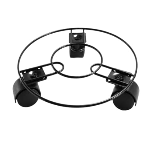 GAOJUNAN Plant Caddy mit Rädern Universalrad, Runder Blumentopfsockel, Multifunktional, Bewegliches Tablett for Topfmöbel Blumenroller(18cm) von GAOJUNAN