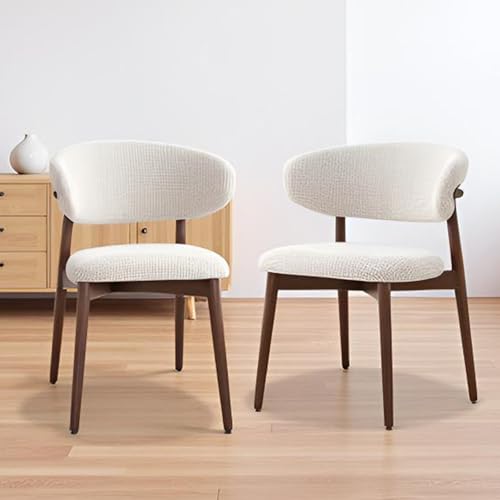 Moderne Polsterstühle, bequeme Rückenlehne mit Polsterung, Esszimmerstuhl aus Holz für Küche, Wohnzimmer, Esszimmer 2 psc Moderne Polsterstühle, bequeme Rückenlehne mit Polsterung, Esszimmerstuhl aus Holz für Küche, Wohnzimmer, Esszimmer 2 psc von GAOJYLF