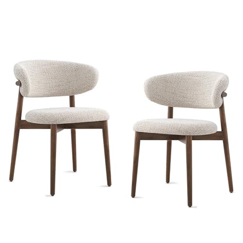 GAORUTO Esszimmerstühle 2er-/4er-/6er-Set, Moderne Holzstühle mit Rückenlehne, einzelner Freizeitstuhl für Wohnzimmer, Schlafzimmer, Restaurant 2 Pcs von GAORUTO