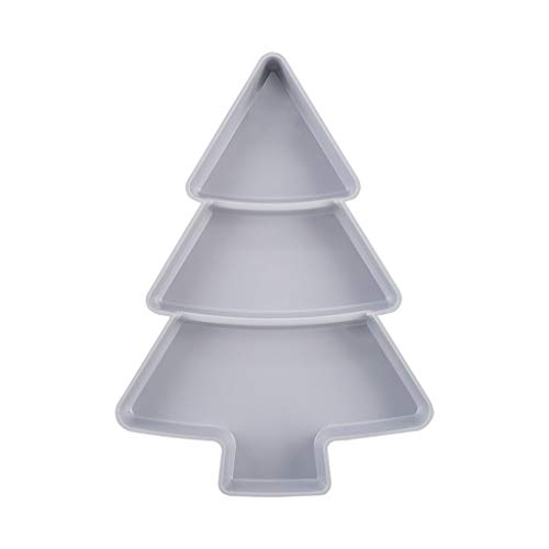GAOSHA Snackteller Kreative Weihnachtsbaum Form Snack Teller Süßigkeiten Aufbewahrungsbox Trockenfrüchte Fach Schüssel von GAOSHA
