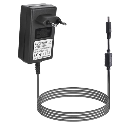 GAOUTO 24V 3A Netzteil Adapter: 72W AC zu DC Konverter Transformator 100~240V Eingang, Netzteil 24v, Steckernetzteil 24v für Switch, Radiowecker, Speedport, Lichtleisten und LED-Strip Streifen von GAOUTO
