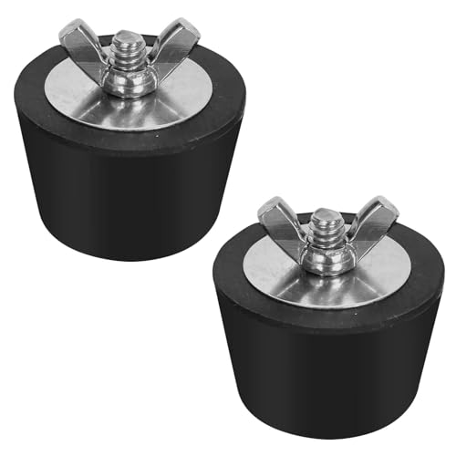 6 Stück Pool Winterstopfen, 32mm*2+38mm*2+51mm*2 Einlaufdüse Gummistopfen mit Edelstahl-Flügelmutter Gegen Verschlussstopfen Pool, Pool Gummistopfen für Schwimmbad, Spa, Rohrleitungen 6 Stück Pool Winterstopfen, 32mm*2+38mm*2+51mm*2 Einlaufdüse Gummistopfen mit Edelstahl-Flügelmutter Gegen Verschlussstopfen Pool, Pool Gummistopfen für Schwimmbad, Spa, Rohrleitungen von GAOUTO