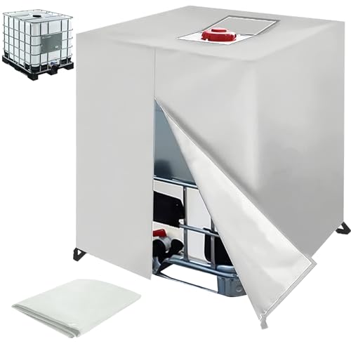 IBC Tank Abdeckung 1000L: Wassertank Schutzabdeckung, Wassertank UV-Schutzfolie, 120 x 100 x 116 cm Wassertank Schutzabdeckung, IBC Container Zubehör Geeignet für 1000L IBC-Tank Container Cover IBC Tank Abdeckung 1000L: Wassertank Schutzabdeckung, Wassertank UV-Schutzfolie, 120 x 100 x 116 cm Wassertank Schutzabdeckung, IBC Container Zubehör Geeignet für 1000L IBC-Tank Container Cover von GAOUTO