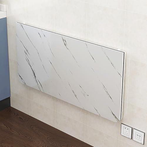 GAOXIAO Holz Wandtisch klappbar, Klapptisch Platzsparend zur Wandmontage, Küchentisch Esstisch Schwebend Bistro Schreib Tischplatte Buffet Hänge Computertisch Schwebend(Size:70 x 40 cm) von GAOXIAO