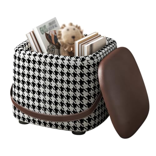 GAOXIAO Sitzhocker mit Stauraum Sitzwürfel Schminktisch Stuhl, Hocker Ottoman Sitzpouf Leder mit Weich Gepolsterter Auflage Sitztruhe, Fußhocker Polsterhocker mit Abnehmbarer Bezug B 32 x 32 x 28 cm GAOXIAO Sitzhocker mit Stauraum Sitzwürfel Schminktisch Stuhl, Hocker Ottoman Sitzpouf Leder mit Weich Gepolsterter Auflage Sitztruhe, Fußhocker Polsterhocker mit Abnehmbarer Bezug B 32 x 32 x 28 cm von GAOXIAO