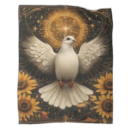 Pigeon Weiche Kuscheldecke Decke 3D Flauschig Decke Sofa Für 4 Jahreszeiten Weich Warm Leicht Sofadecke Wohndecke Couchdecke Flanell Fleecedecke 60x80inch(150x200cm) von GAOYUCHUN