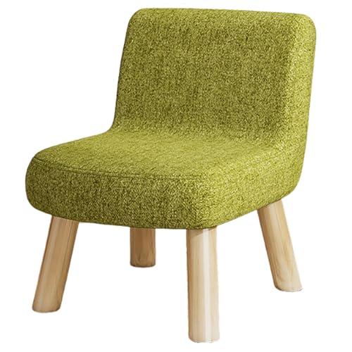 Kleiner Hocker Sofahocker Schlafzimmerhocker Ottomane Fußstütze Zusätzliche Sitzgelegenheit Für Den Eingangsbereich Kleiner Stuhl Mit Rückenlehne Niedriger Hocker Kinderhocker C,30 x 30 x 40cm von GAOZITAIGZ