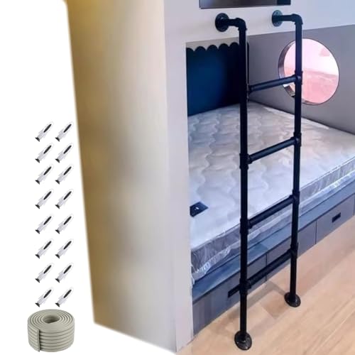 GAOzhenq Hochleistungs-Innenleiter für Doppelstockbetten mit Selbstklebender Schaumstoffauflage, Dachbodentreppe für Hofwände/Fensterschacht/Wohnmobil/Schlafsäle/Schlafzimmer/Keller/Garage (Farbe: Sc GAOzhenq Hochleistungs-Innenleiter für Doppelstockbetten mit Selbstklebender Schaumstoffauflage, Dachbodentreppe für Hofwände/Fensterschacht/Wohnmobil/Schlafsäle/Schlafzimmer/Keller/Garage (Farbe: Sc von GAOzhenq
