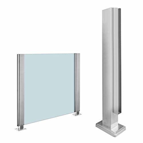 Glasgeländerpfosten für Terrassen, Gartenzäune, Balustradenpfosten, Glasgeländerpfosten für Innen- und Außenbereiche, für Terrassen, Balkone, Treppen, Terrassen, Verandas, Pools, Sicherheits Glasgeländerpfosten für Terrassen, Gartenzäune, Balustradenpfosten, Glasgeländerpfosten für Innen- und Außenbereiche, für Terrassen, Balkone, Treppen, Terrassen, Verandas, Pools, Sicherheits von GAOzhenq