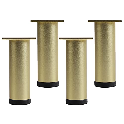 GAPECHNG 4Er-Set Moderne Möbelfüße Aus Metall, Verstellbare Sofabeine, Möbelstützbeine Aus Aluminiumlegierung, DIY-Ersatz Für Schrank-, Schrank-, Stuhl- Und Tische/D/12Cm von GAPECHNG