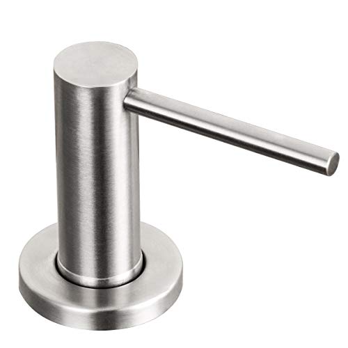 Seifenspender für Küchenspüle, gebürstetes Nickel, GAPPO Edelstahl, Arbeitsplatte, Pumpe, Handlotion, integrierte Flasche von GAPPO