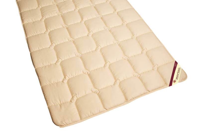 Merino Schafschurwolle Wollunterbett Matratzenauflage Unterbett 90x200 Engadin von Garanta Steppd Chr. Bayer GmbH