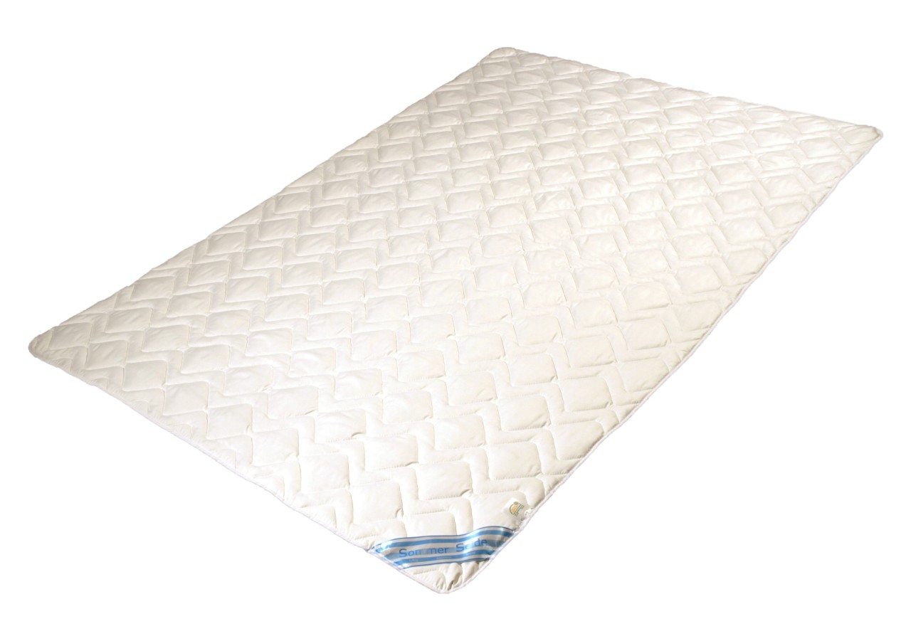 Super softiges Wildseiden Steppbett Sommerdecke Sommerbett 155x220 cm von GARANTA