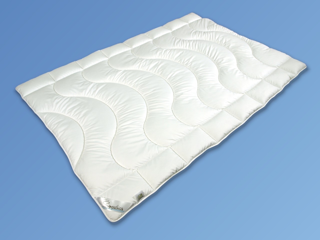 Sympathica Microfaser Feinbatist Duo-Steppbett 200x200 cm Winterdecke warm 1500g von GARANTA