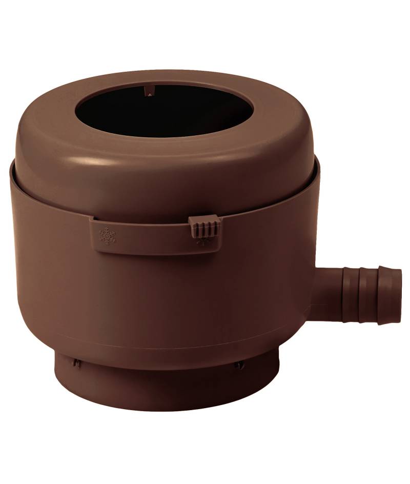 GARANTIA Regensammler braun für Fallrohrgrößen 7-10 cm von Garantia