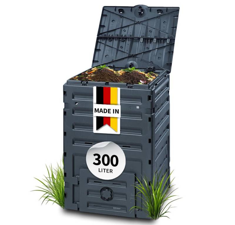 GARANTIA Komposter ECO-MASTER Kunststoff-Komposter 300 Liter schwarz von GARANTIA