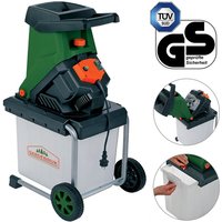 Gardebruk - Messerhäcksler 3100 w max. 40 mm Elektrisch Aststärke 50 l Auffangbox Gartenhäcksler Häcksler Schredder Holz von GARDEBRUK