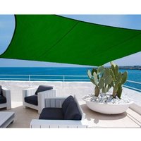 Garden Deluxe Collection - Schattensegel 400x600 cm verstärkt mit Brixo Sunset Fixing Saiten - Green von GARDEN DELUXE COLLECTION