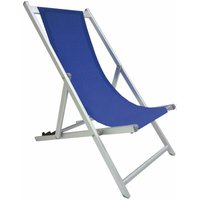 Sommer Aluminium Beach Deck Stuhl - Blue von GARDEN DELUXE COLLECTION