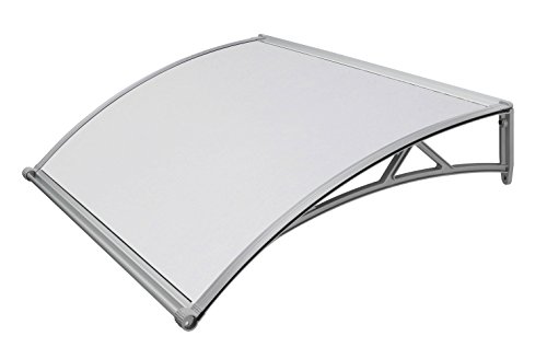 Linea Garden Friend p1327026, Vordach ABS Tiefe 90 cm, Länge 140 cm, grau von Linea Garden Friend