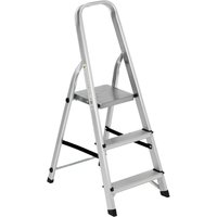 Garden Friend Aluminium-Leiter 3 Stufen 40x62x106h cm max. Belastbarkeit 150 kg von GARDEN