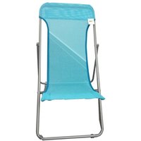 Beach Liegestuhl aus Stahl 45x72x70h cm Farbe Hellblau - Garden Friend von GARDEN FRIEND