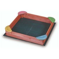 Fantasie-Sandkasten für Kinder - 100x100x17H - Holzspielzeug zur Förderung von Fantasie und Geschicklichkeit von GARDEN