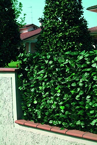 Garden Friend S1098005 PVC Zaun/Blätter Lauro plus Schattennetz 1x3, Grün von Linea Garden Friend