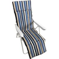 Garden Friend Sessel Ischia Multiposition 58x77x106h mit Fußstütze cm blau gestreift Garden Friend Sessel Ischia Multiposition 58x77x106h mit Fußstütze cm blau gestreift von GARDEN FRIEND