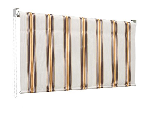 Linea Garden Friend Sonnensegel mit Aluminium-Rollo und Deckenbezug, Höhe 250 cm, Länge 150 cm, grau beige von Linea Garden Friend