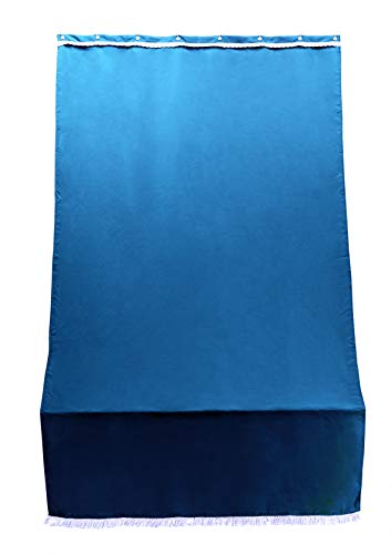 Garden Friend T1372911/L Sonnensegel für Ringe, Blau, 140 x 300 cm von Linea Garden Friend