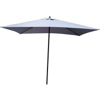 Schiebeschirm 2x3x2,48h m grau Stahlgestell - Garden Friend von GARDEN FRIEND