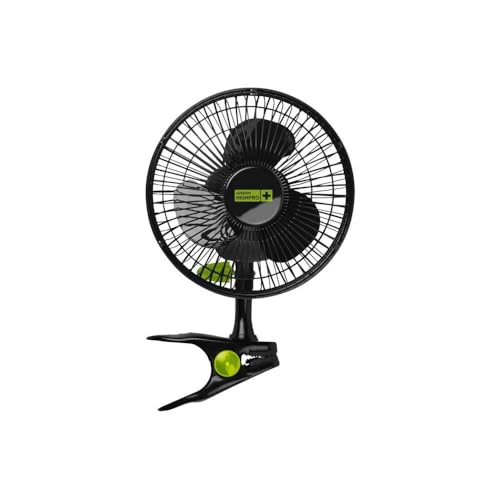 GARDEN HIGHPRO GH-V-114 Profan Ventilator, 15 cm, 5 W, Kunststoff, Schwarz von GARDEN HIGHPRO
