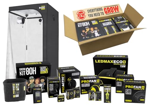 GARDEN HIGHPRO Growkit 80H | Komplettset | Growzelt | Growzelt Indoor | Extractor 125mm | Kohlefilter | Lüfter 5W | Combict | Schere GARDEN HIGHPRO Growkit 80H | Komplettset | Growzelt | Growzelt Indoor | Extractor 125mm | Kohlefilter | Lüfter 5W | Combict | Schere von GARDEN HIGHPRO
