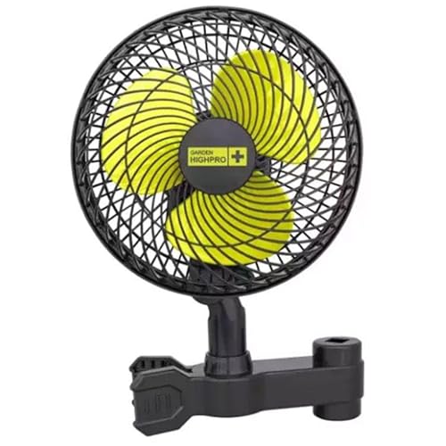 Garden Highpro ProFan Standard Oszilierender Ventilator mit Clip 20cm (20W) von GARDEN HIGHPRO