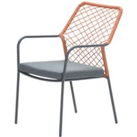 GARDEN IMPRESSIONS Gartenstuhl-Set, BxH: 107 x 58 cm, Aluminium - braun von GARDEN IMPRESSIONS