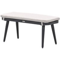 GARDEN IMPRESSIONS Lounge-Bank »Allasio«, Aluminium, 2-Sitzer, BxHxT: 101 x 46 x 40 cm - schwarz GARDEN IMPRESSIONS Lounge-Bank »Allasio«, Aluminium, 2-Sitzer, BxHxT: 101 x 46 x 40 cm - schwarz von GARDEN IMPRESSIONS
