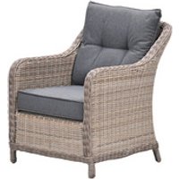 GARDEN IMPRESSIONS Loungesessel »Milwaukee«, BxH: 67 x 85 cm, Aluminium - beige von GARDEN IMPRESSIONS