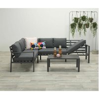 Variable Aluminium-Ecklounge 'Concord' inklusive Tisch, links - Garden Impressions von GARDEN IMPRESSIONS
