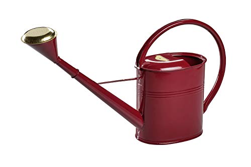 GARDEN TOOL BROTHERS Gießkanne British Can Slimcan 8 Liter in Dunkelrot von GARDEN TOOL BROTHERS