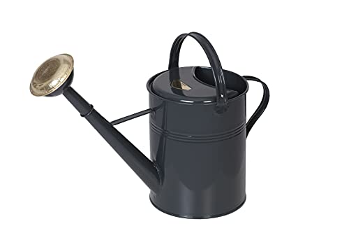 GARDEN TOOL BROTHERS Gießkanne British Can Traditional 9 Liter in Anthrazit von GARDEN TOOL BROTHERS