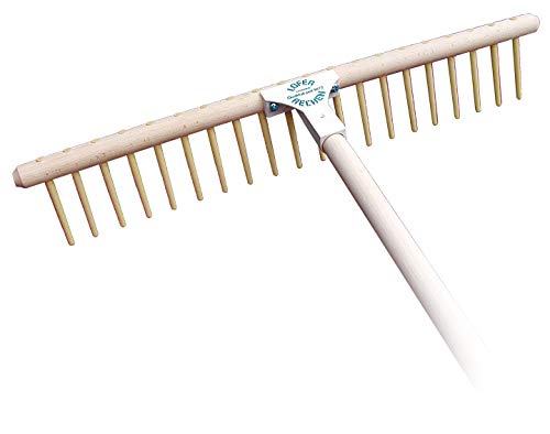 GARDEN TOOL BROTHERS Lofer Planierrechen 67 cm mit 20 Nylonzinken von GARDEN TOOL BROTHERS