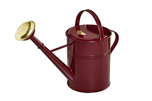 Gießkanne British Can Traditional 9 Liter in Dunkelrot von GARDEN TOOL BROTHERS