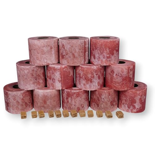 Wachsrollen 12 Stück/Lichtrollen aus 100% Recyclingswachs incl. Anzündwürfel von den Garden Tool Brothers Wachsrollen 12 Stück/Lichtrollen aus 100% Recyclingswachs incl. Anzündwürfel von den Garden Tool Brothers von GARDEN TOOL BROTHERS