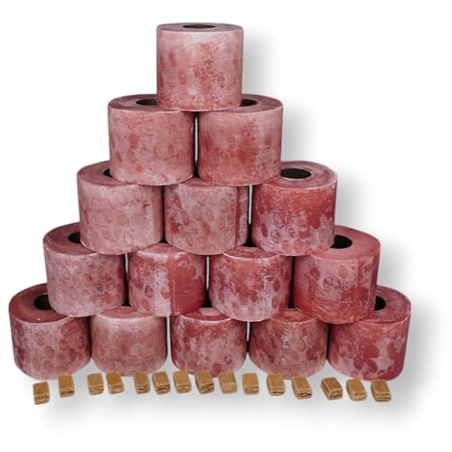 Wachsrollen 15 Stück/Lichtrollen aus 100% Recyclingswachs incl. Anzündwürfel von den Garden Tool Brothers Wachsrollen 15 Stück/Lichtrollen aus 100% Recyclingswachs incl. Anzündwürfel von den Garden Tool Brothers von GARDEN TOOL BROTHERS