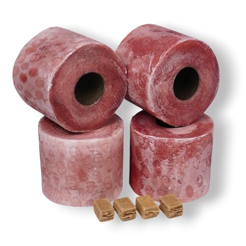 Wachsrollen 4 Stück/Lichtrollen aus 100% Recyclingswachs incl. Anzündwürfel von den Garden Tool Brothers Wachsrollen 4 Stück/Lichtrollen aus 100% Recyclingswachs incl. Anzündwürfel von den Garden Tool Brothers von GARDEN TOOL BROTHERS