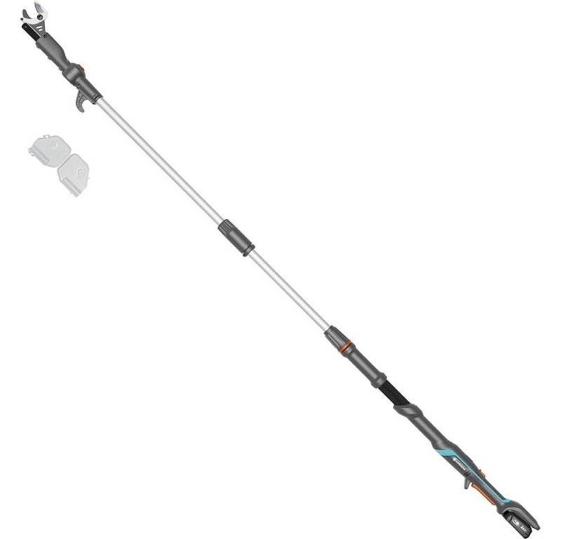 GARDENA Akku-Astschere HighCut 250/18V P4A Ready-To-Use Set Akku-Baumschere grau/türkis von GARDENA